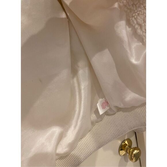 Design History Girls Shearling zip jacket size medium - Picture 6 of 7